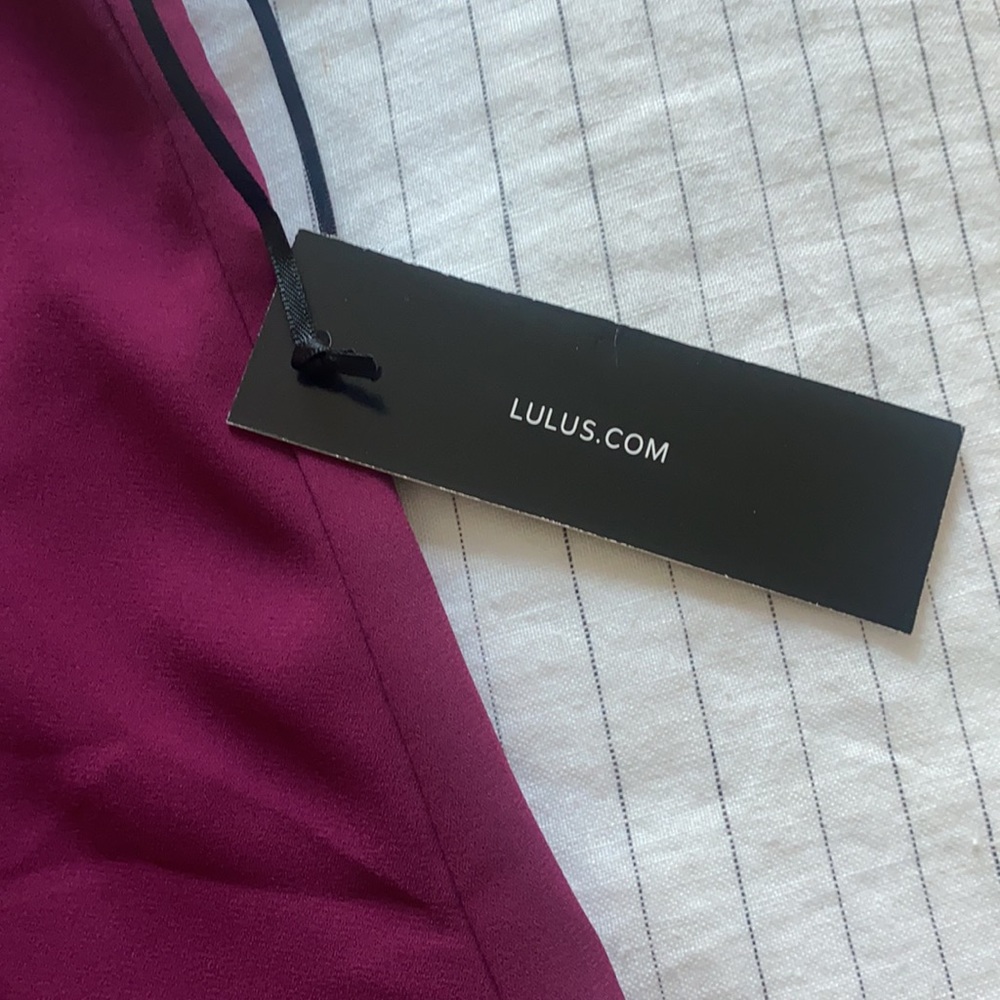 Lulu’s Purple Halter Dress